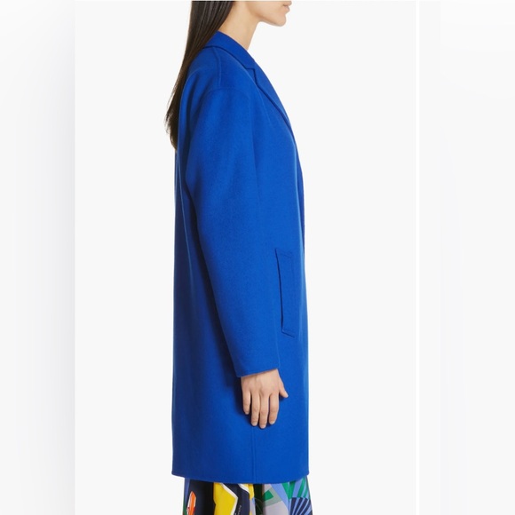 Polo Ralph Lauren Double Face Wool Blend Coat Blue Size Small - Picture 3 of 7